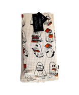 Rachel Zoe Ghost Reading Books Set of 3 Kitchen Towels Halloween Cute Br... - €25,41 EUR