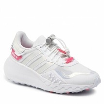 Adidas Choigo White Metallic Silver Rose Tone Women&#39;s Shoes #9 GZ8141 Ne... - $80.72