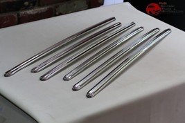 42-48 Chevy Fleetline Stainless Steel Rear Fender Skirt Strips Trim Set ... - $109.52