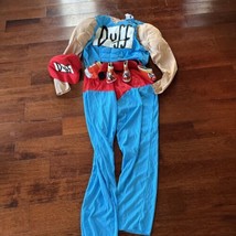 The Simpsons Duff Man Duffman Adult Costume 2011 Disguise Original Bag -Size XL! - £51.74 GBP