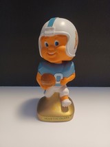 RARE Vintage 70s Houston Oilers NFL Gold Base Bobblehead Nodder - £34.90 GBP