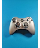 Microsoft Xbox 360 Wireless Video Game Controller Silver *no battery cov... - £19.45 GBP