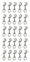 1/2&quot; x 3-1/8&quot; Nickel Plated Iron Swivel Round Eye Bolt Snaps 40358 - $19.79+