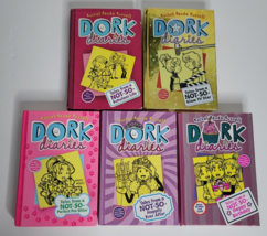 Dork Diaries Hardcover 5 Books Lot Set Rachel Renee Russell 1 7 8 10 13 Chapter - £10.01 GBP