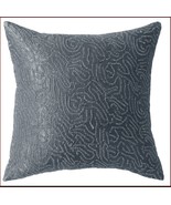 Donna Karan Current Metallic Stitch deco pillow NWT $190 - $112.35 CAD