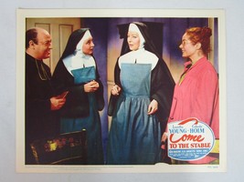 Come To The Stable 1949 Lobby Card #4 Loretta Young Celeste Holm 11x14 - $59.39