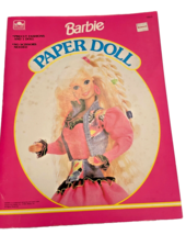 Paper Doll Book Barbie 80s Golden #1502-3 Mattel Paperdolls Vintage 1992 - $12.07