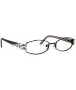 Jimmy Crystal Women&#39;s Eyeglasses Ciao Black Oval Frame 48[]17 125 - $109.40 CAD