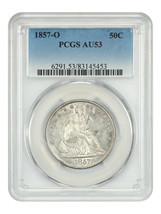 1857-O 50C PCGS AU53 - £589.51 GBP
