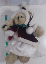 2005 Starbucks: Christmas &quot;Bearista&quot; Girl Teddy Bear Plush Stuffed Toy - £11.76 GBP