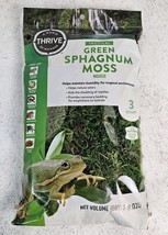 Thrive Tropical Green Sphagnum Moss 3 qt (3.3L) NEW - $183.74 MXN