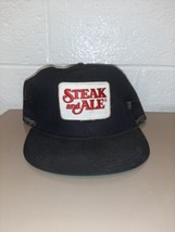 Vintage Steak and Ale Patch Logo Trucker Mesh Snapback Hat Cap - £159.79 GBP
