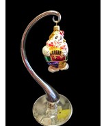 Kurt Adler Polonaise Mercury Glass Circus Clown Ornament 5.5″ Vintage Ha... - $456.65 MXN
