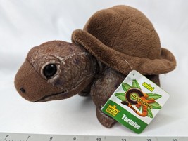 Wild Republics Tortoise Turtle Plush 5 Inch 2012 Brown Stuffed Animal Toy - £8.71 GBP