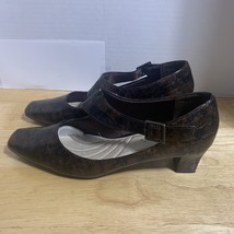Easy Street Women&#39;s Samantha Mary Jane Pumps Brown 8.5Medium - $33.61