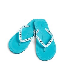 VERA BRADLEY WOMEN&#39;S SOLID SOLE MINT SEA LIFE SANDAL FLIP FLOPS SIZE: S NWT - £9.46 GBP