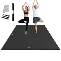 VEVOR Exercise Mat 8×6 ft Non-Slip High-Density Bag Strap Pilates Floor - $102.99