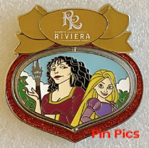 Disney Christmas Tangled Rapunzel &amp; Mother Goethel DVC Riviera LE 3000 Pin - £14.24 GBP