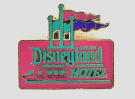 Disney Disneyland Hotel Sign Retro Look Pin#595 - $52.20