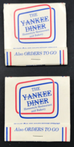 2 The Yankee Diner Restaurant Matchbook Bellevue WA Washington Full 30 Unstruck - £6.14 GBP