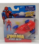 Marvel Spider-Man Roll into Action Spider Racer with Figure 2011 - $13.50