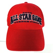 NBA All Star Game Atlanta 2000 Cap Hat Turner Field Red Embroidered Adjustable  - £23.97 GBP