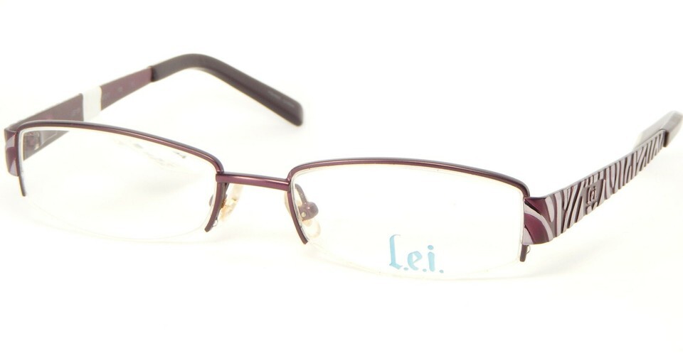 NEW W/ TAG L.e.i. LEI 109 505 EGGPLANT / PURPLE EYEGLASSES LEI109 50-17-... - $29.70
