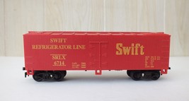 HO SCALE Life Like Reefer Train Car Swift Refrigerator Line SRLX 6714 in... - £6.84 GBP