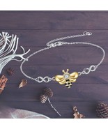 Bumble Bee Bracelet 925 Sterling Silver Bee Bracelet for Women Cute Anim... - $145.77 CAD