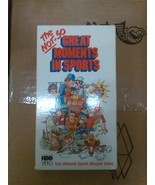 HBO Video The Not So Great Moments In Sports VHS tape OOP Bloopers - $95.55 MXN