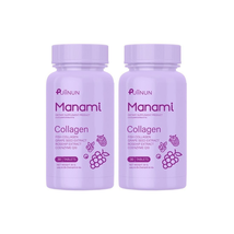 2X Manami Collagen Puiinun Chewable Tablet Younger Bright Skin Reduce Dark Spots - £35.92 GBP