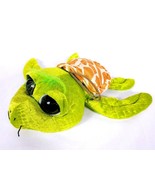 Six Flags Texas Sea Turtle Big Eyes Plush Stuffed Animal 14&quot; - £15.86 GBP