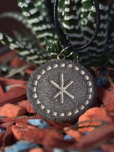 bind rune strength,norse mythology,wicca pendant,viking jewelry men,occult jewel - £51.11 GBP