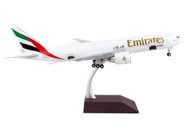 Boeing 777F Commercial Aircraft &quot;Emirates Airlines - SkyCargo&quot; White with Stripe - $170.71