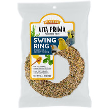Vitakraft Vita Prima Sunseed Swing Ring Grass and Spinach Bird Treat 1 count Vit - £12.80 GBP