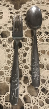 AUERHAHN ULTRASIL Stainless Steel Flatware Yth fork &amp; spoon Gardener Boy Bubbles - £23.11 GBP