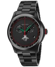 Gucci YA126269 Black Dial Stainless Steel Strap Gents Watch - £577.29 GBP