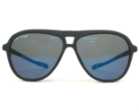 Chris Y CRAFT Gafas de Sol CF 3008 01PNY4 Negro Mate con Azul Lentes - $139.47
