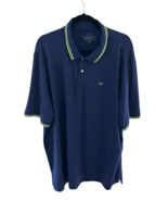 Vineyard Vines Polo Shirt Mens XX Large Navy Blue Golf Preppy Whale Logo - $33.61 CAD