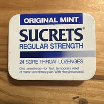 Vintage Empty Sucrets Tins Regular  Original Mint - $9.90
