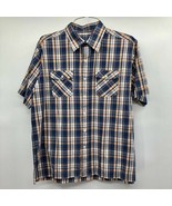 IZOD Luxury Sport Plaid Shirt Mens L Used - $16.00