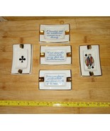 Vintage Set of Four French Limoges Hand Painted Ash Trays plus BONUS - $43.06