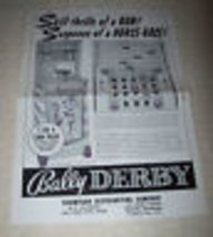 Derby Rifle Horse Race Gun Flyer Retro Vintage Art Promo 1960 - £28.02 GBP