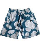 Nike Men’s L Sportswear Essentials Tie Dye French Terry Shorts Blue Whit... - $32.48 CAD