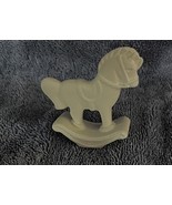 W4 - Rocking Horse Ceramic Bisque You Paint, Unpainted* - $3.85 CAD