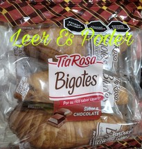 Tia Rosa Bigotones Pan Dulce De Chocolate Filled Rolls - Paquete De 3 De 60g c/u - £10.09 GBP