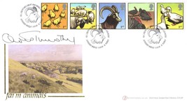 Christopher Timothy Farm Animals Rare Buckingham Hand Signed FDC - $16.99