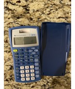 Texas Instruments TI-34 II Scientific Calculator With Cover Blue -Tested - $129.63 MXN
