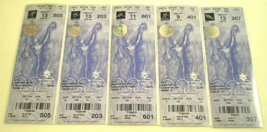 Salt Lake City 2002 Winter Olympics Lot Of 5 Sports Event Tickets (New &amp; Unused) - £15.92 GBP