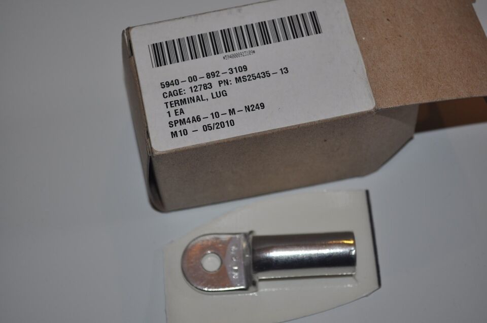 NEW Sealed Aerospace Large size Lug Terminal by Coast Air Arvan   pn- MS... - $56.99